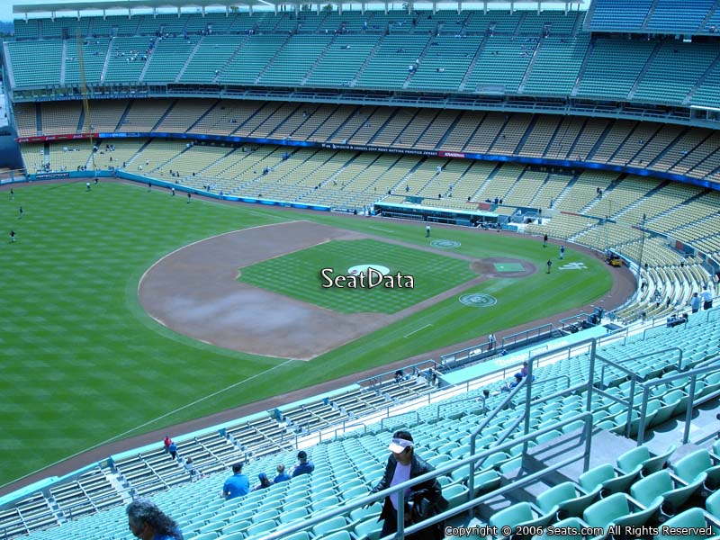 Nosebleed Seats Dodgers Stadium Los Angeles Stock Photo 729742