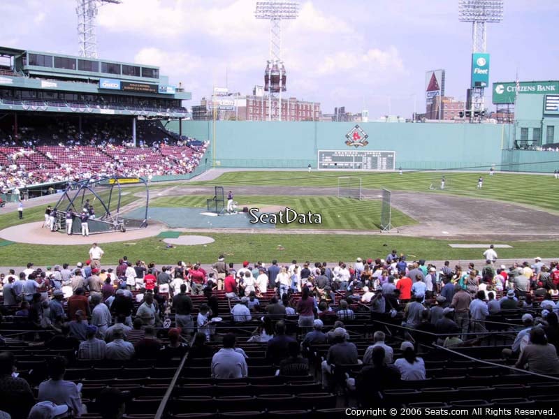 Fenway Park, section Grandstand 16, home of Boston Red Sox, page 1