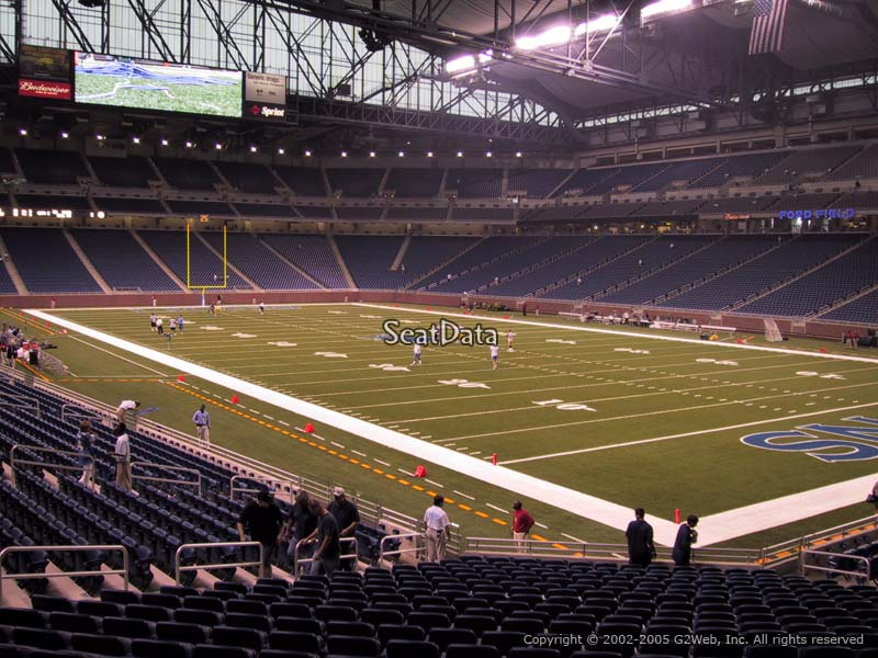 Ford Field Section 112 - Detroit Lions - RateYourSeats.com