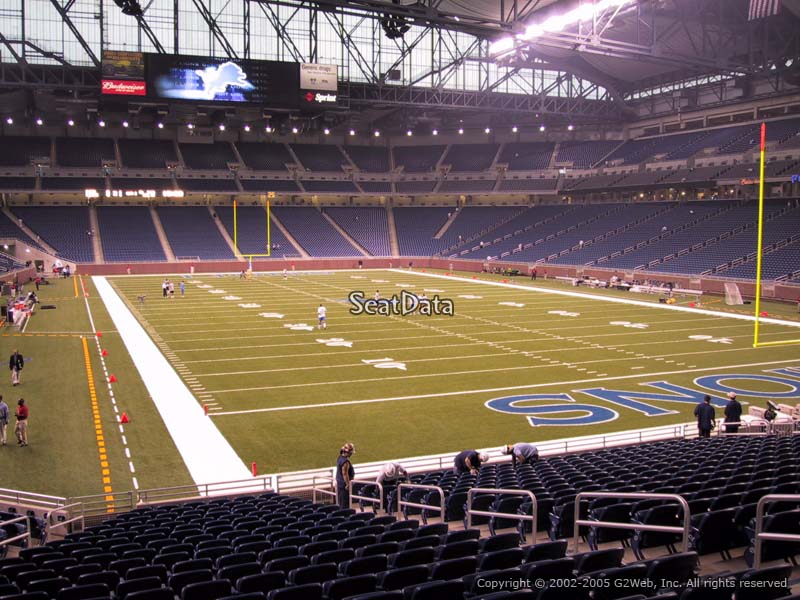 Rate your seats ford field #2