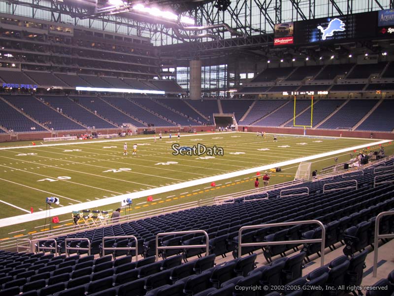 Section 132 row 5 seat 1, 2 ford field #9