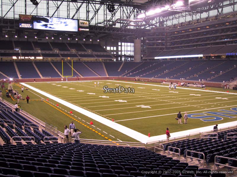 Many rows section 128 ford field #4