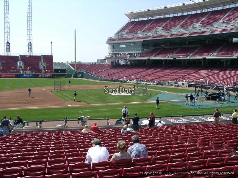 Great American Ball Park, section 115, home of Cincinnati Reds, page 1