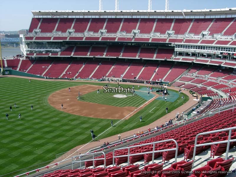 Section 124 at Great American Ball Park 