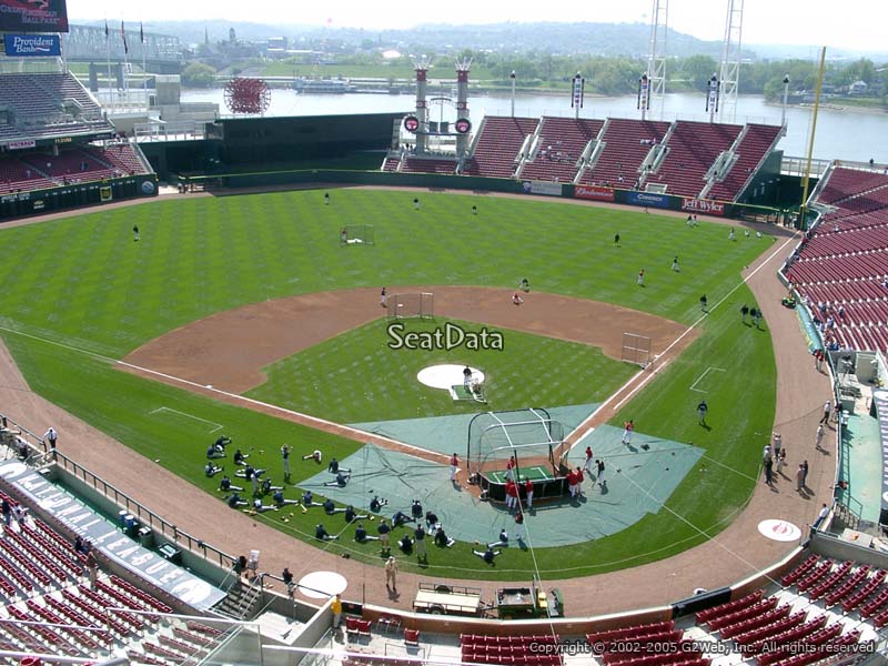 Section 424 at Great American Ball Park 