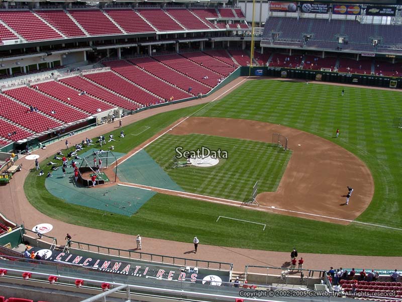 Section 414 at Great American Ball Park 