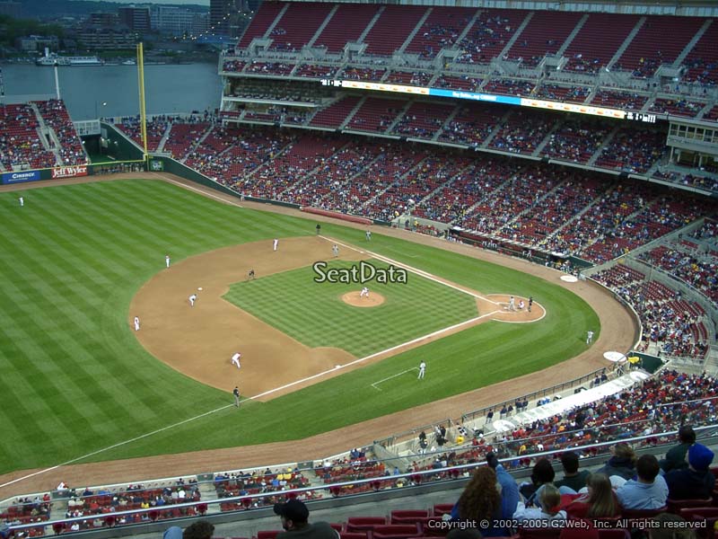 Section 514 at Great American Ball Park 