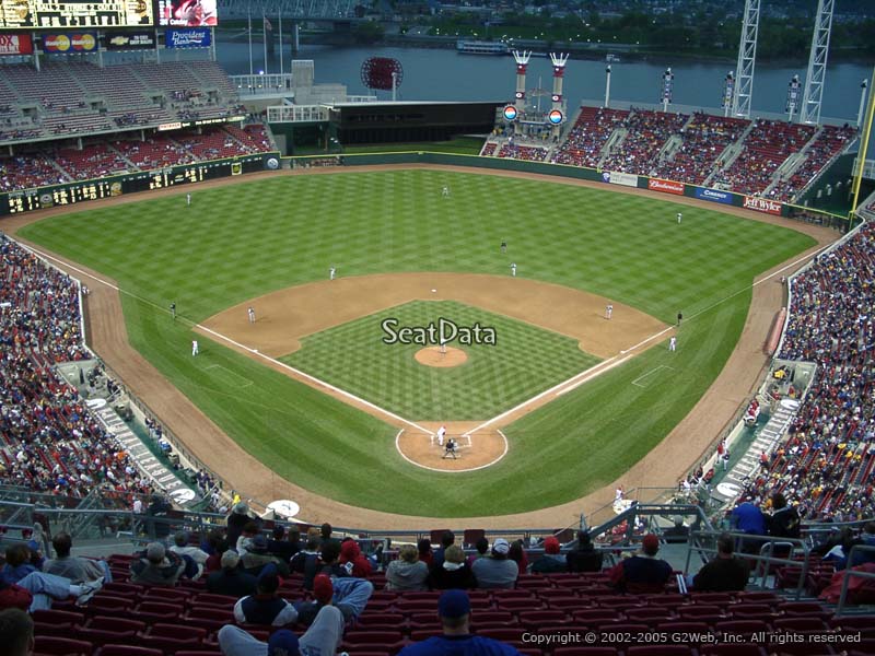 Section 523 at Great American Ball Park 