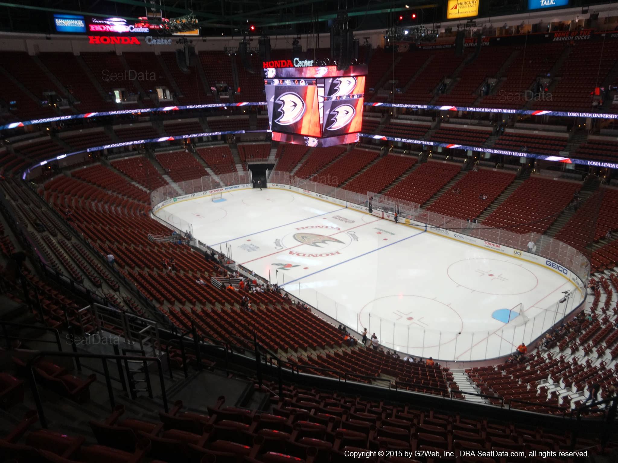 Honda Center Section 428 - Anaheim Ducks - RateYourSeats.com