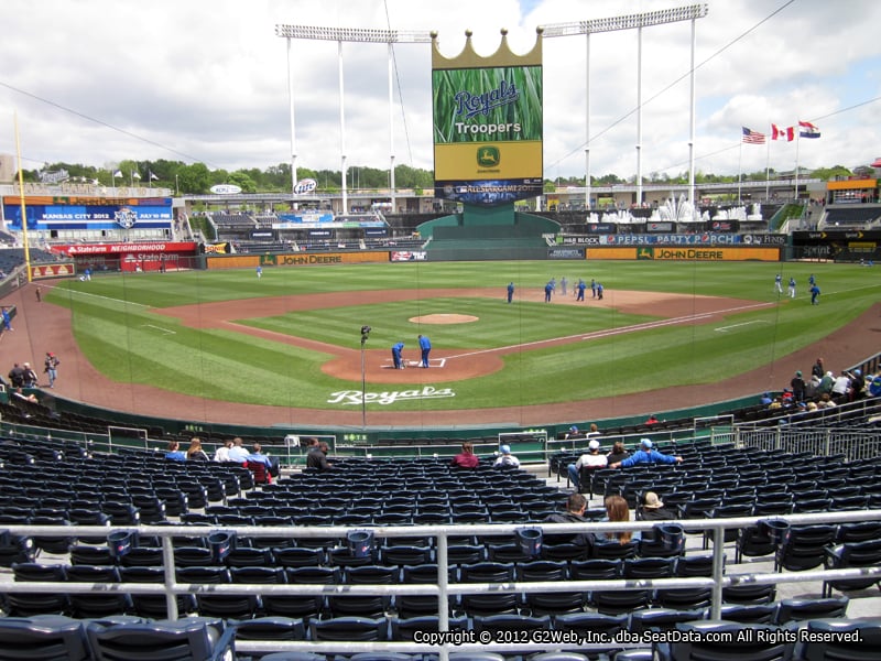 Diamond Club Boxes - Kauffman Stadium Baseball Seating - RateYourSeats.com