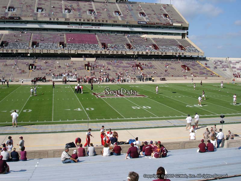 Seats in sec 125-127 lower rows | TexAgs