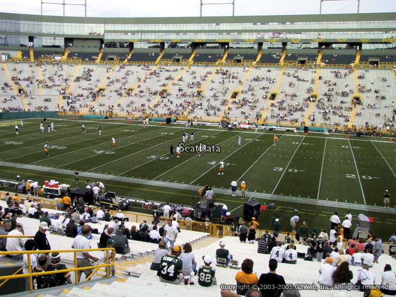 Lambeau Field Section 124 - RateYourSeats.com