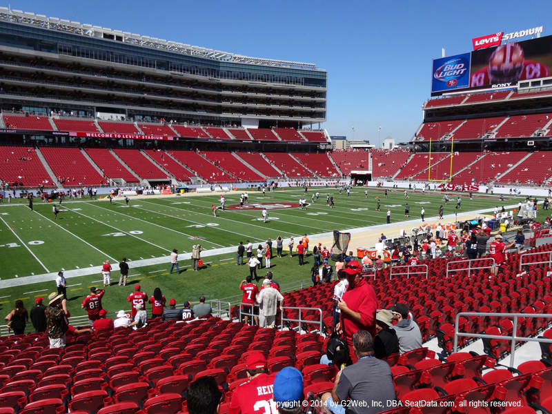 Levi's Stadium Section 120 - RateYourSeats.com