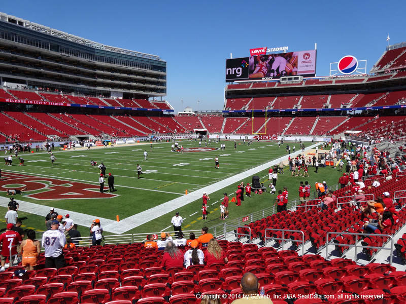 Levi's Stadium Section 123 - RateYourSeats.com