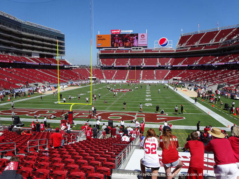 Levi's Stadium Section 126 - RateYourSeats.com