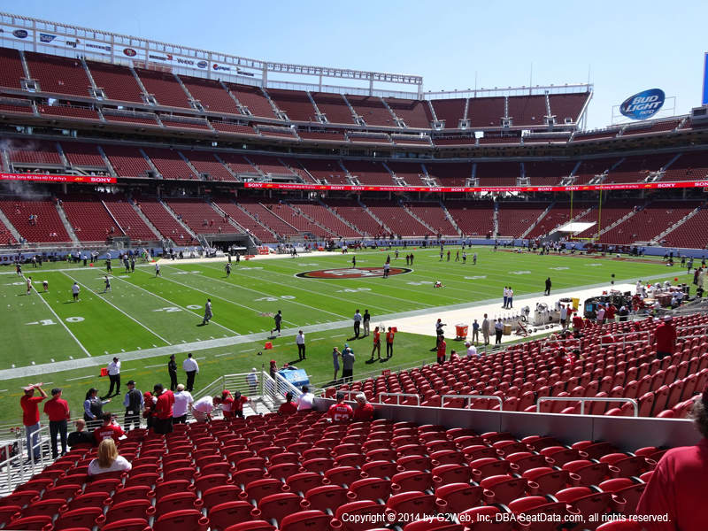 Levi's Stadium Section 142 - RateYourSeats.com