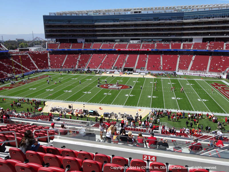 Levi's Stadium Section C214 - RateYourSeats.com