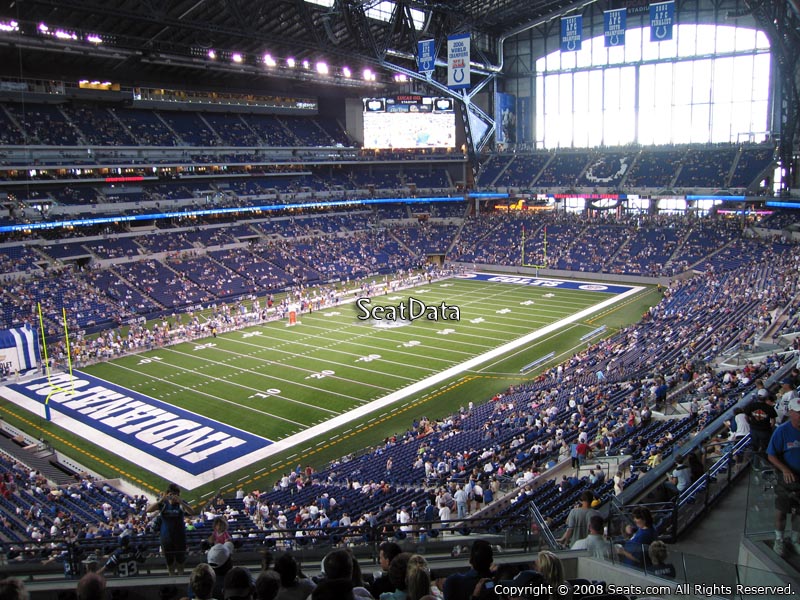 Lucas Oil Stadium Section 420 - Indianapolis Colts - RateYourSeats.com