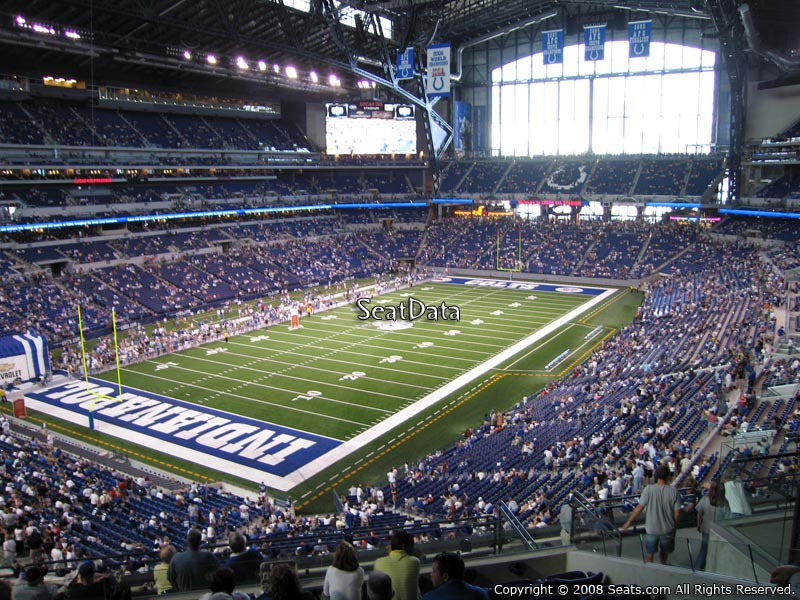 Lucas Oil Stadium Section 422 - Indianapolis Colts - RateYourSeats.com