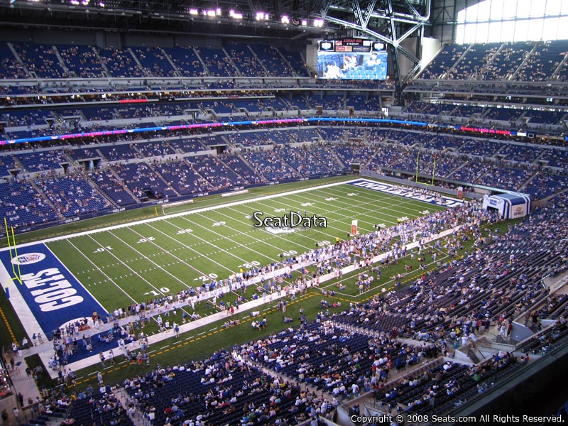 Lucas Oil Stadium Section 545 - Indianapolis Colts - RateYourSeats.com