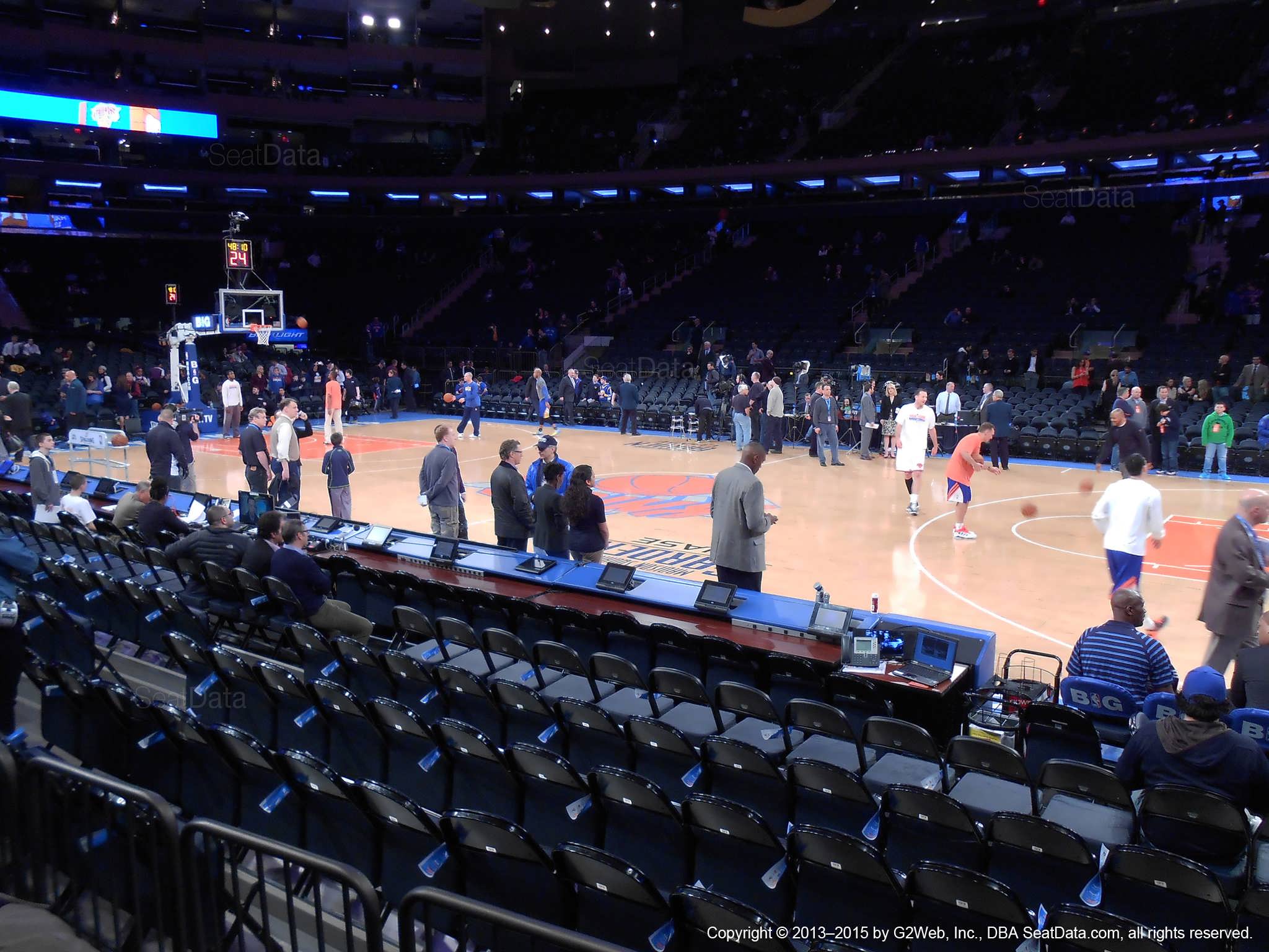 Square Garden New York Knicks Seating Chart