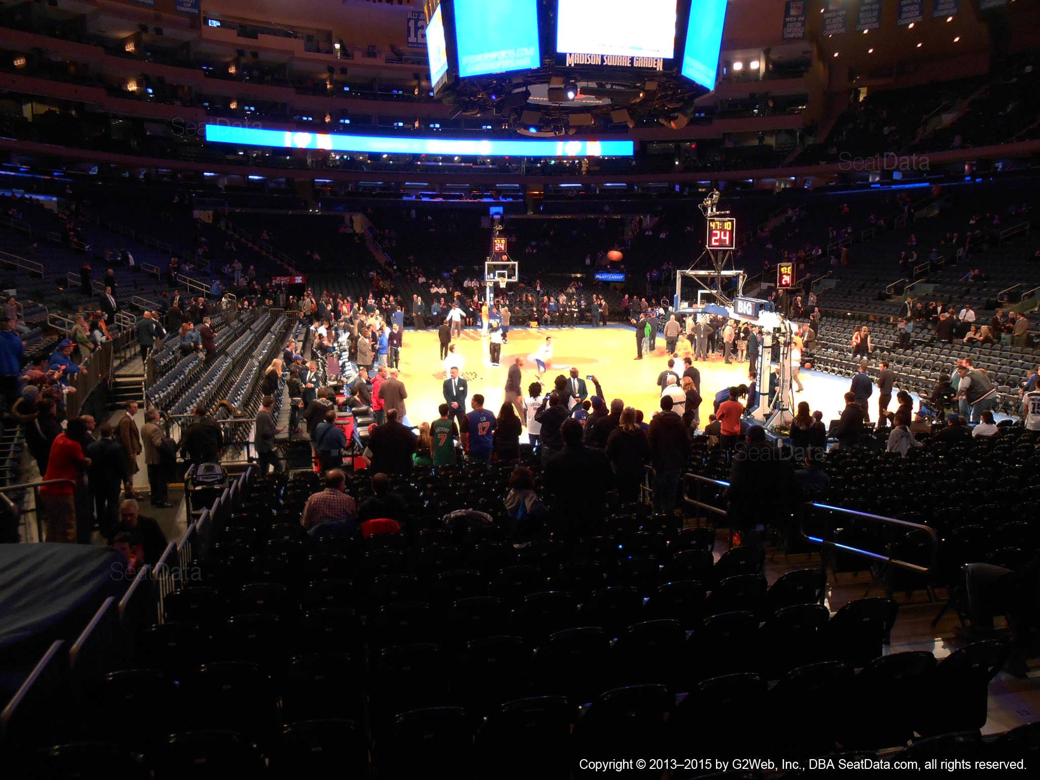 Madison Square Garden Section 7 New York Knicks Rateyourseats Com