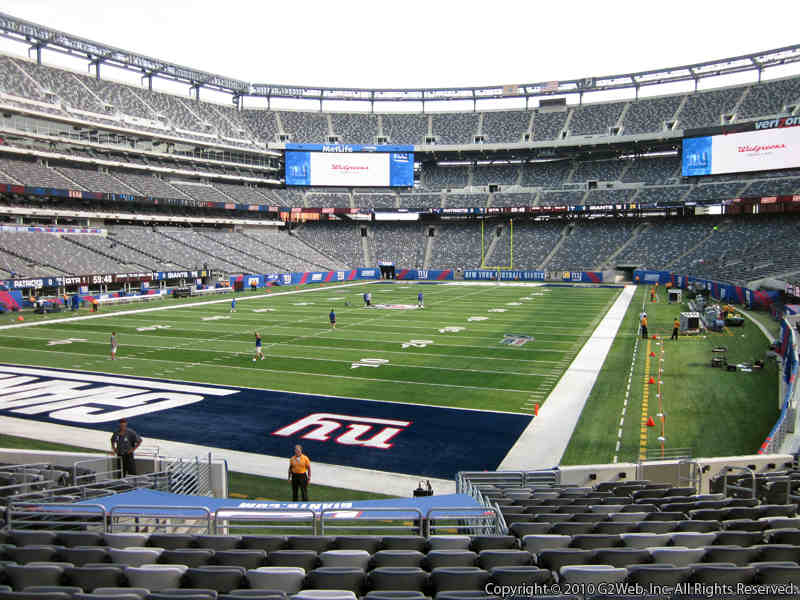 MetLife Stadium Section 148 - Giants/Jets - RateYourSeats.com