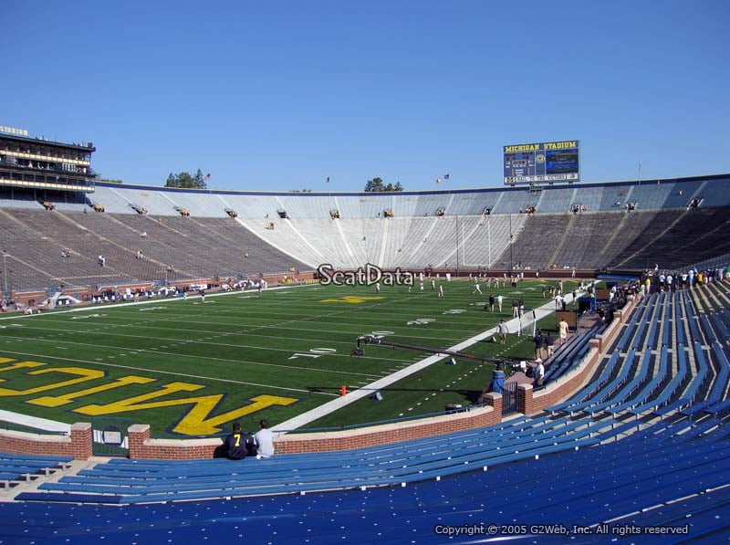 Michigan Stadium Section 8 - RateYourSeats.com