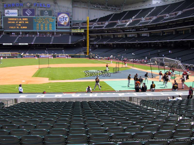 Section 113 at Minute Maid Park 