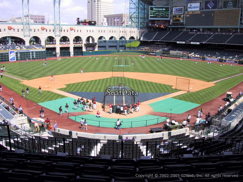 Section 218 at Minute Maid Park 