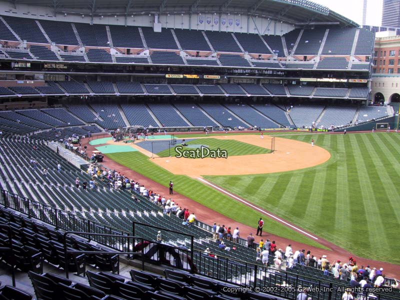 Section 233 at Minute Maid Park 