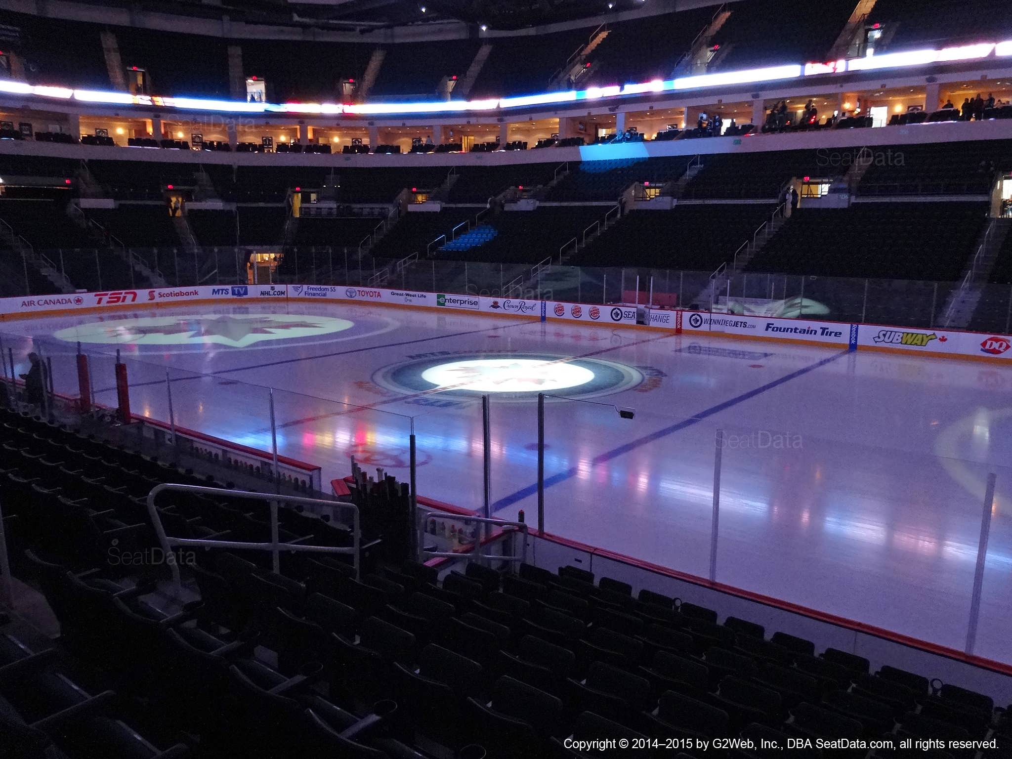 Bell MTS Place Section 117 - Winnipeg Jets - RateYourSeats.com