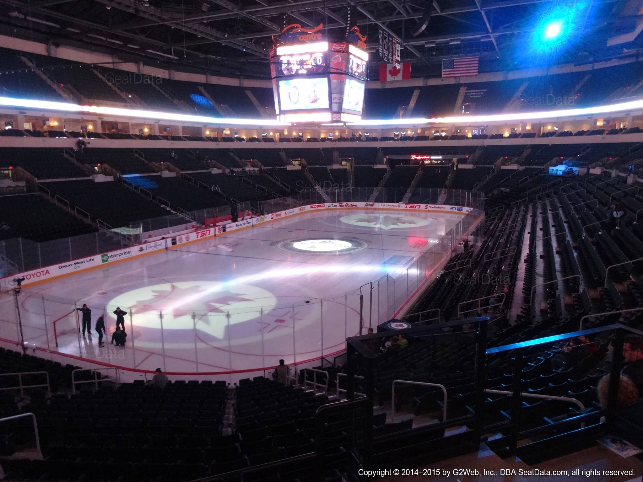 Bell MTS Place Section 210 - Winnipeg Jets - RateYourSeats.com