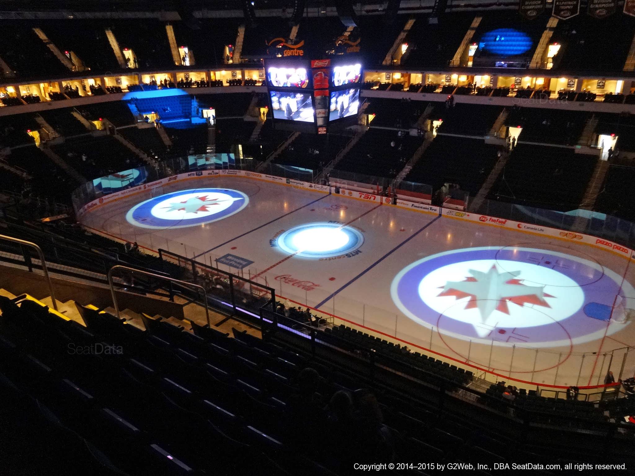 Bell MTS Place Section 303 - Winnipeg Jets - RateYourSeats.com