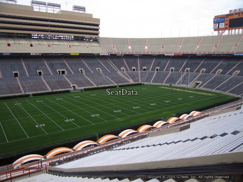 Neyland Stadium Section X1 - RateYourSeats.com