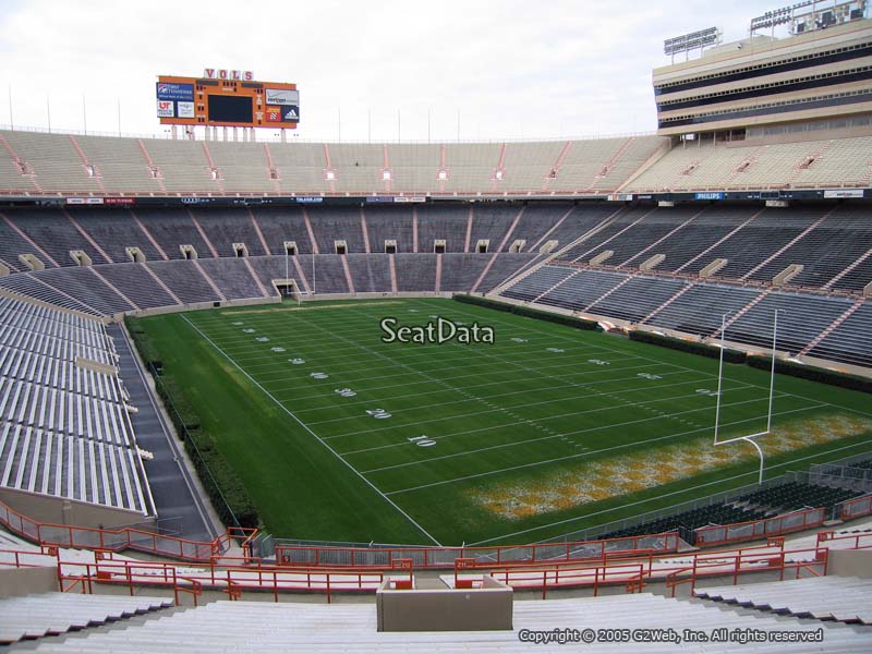 Neyland Stadium Section Z11 - RateYourSeats.com