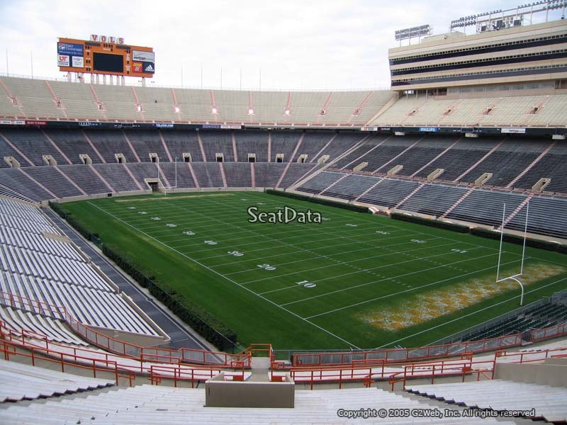 Neyland Stadium Section Z12 - RateYourSeats.com