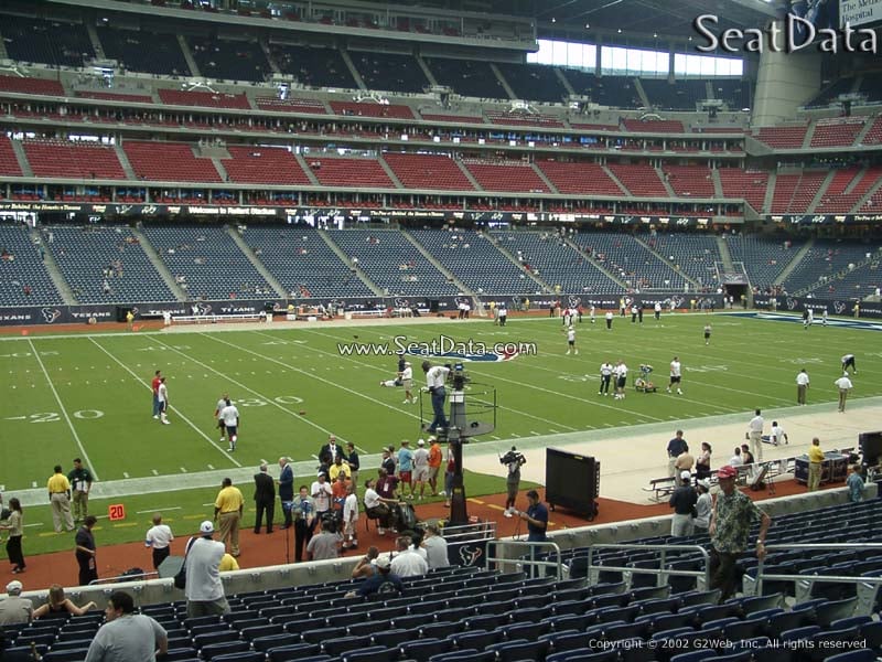 Seating Chart Reliant Stadium Houston Texas