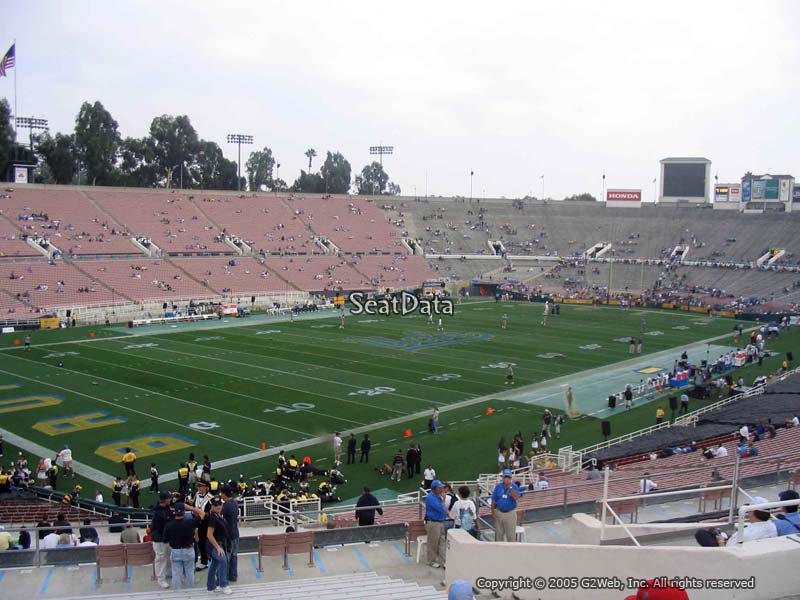 Rose Bowl Seating Chart Section 15 H