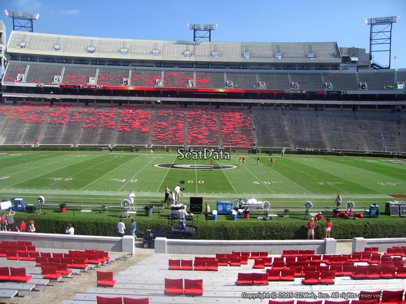 Sanford Stadium Section 131 - RateYourSeats.com