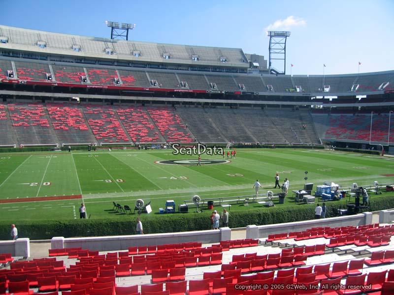 Sanford Stadium Section 133 Seat Views/SeatScore - RateYourSeats