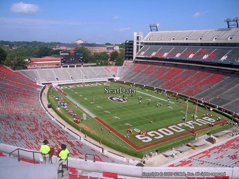 Sanford Stadium Section 324 - RateYourSeats.com