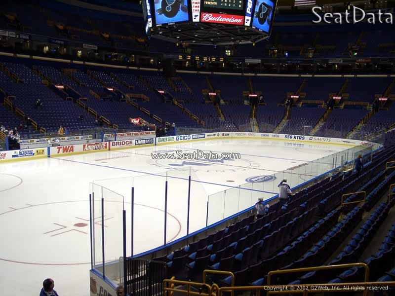 Enterprise Center Section 119 - St. Louis Blues - RateYourSeats.com