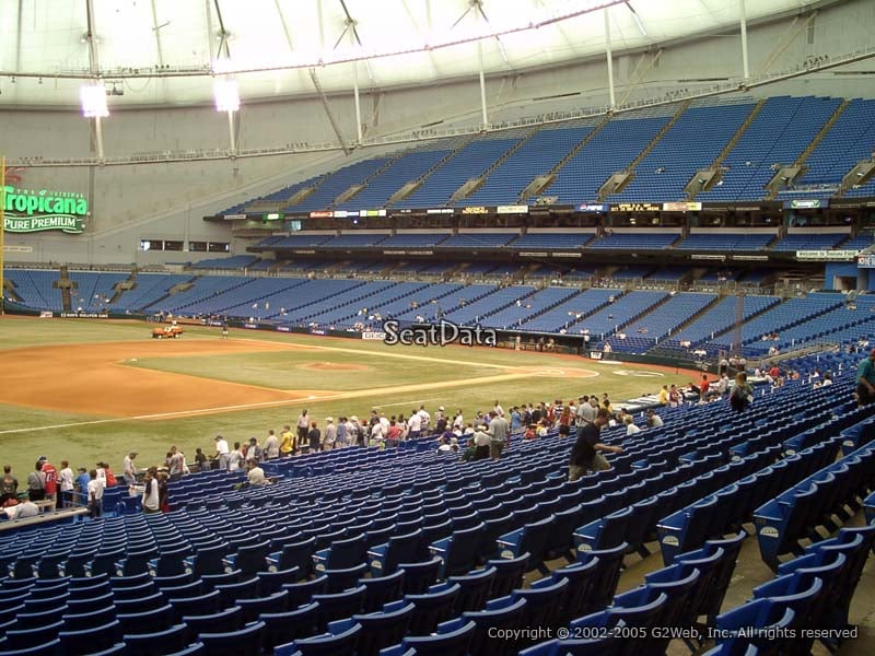 Tropicana Field, section 127, home of Tampa Bay Rays, page 1