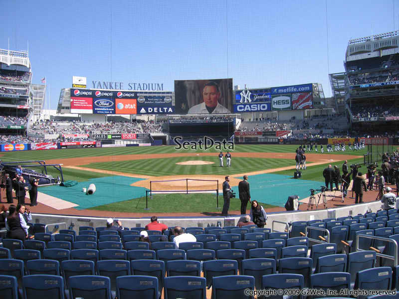 Section 20 at Yankee Stadium 