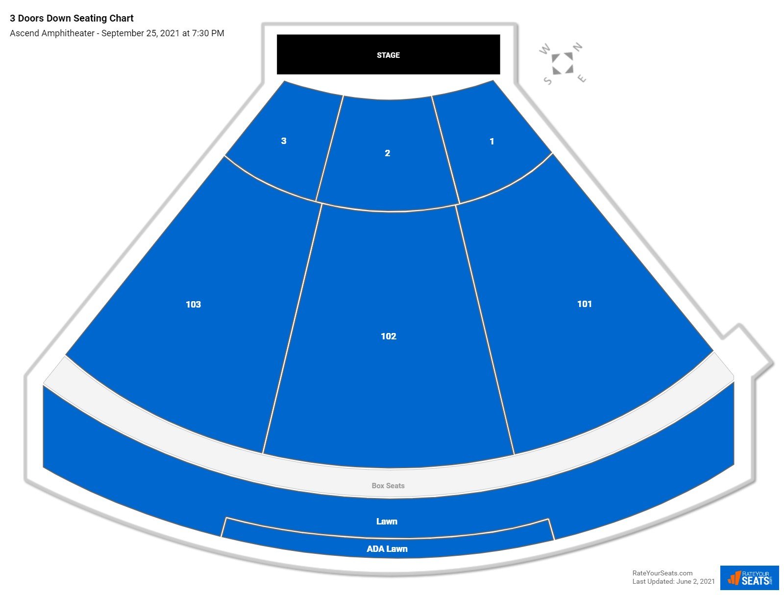 Ascend Amphitheater Seating Chart - RateYourSeats.com