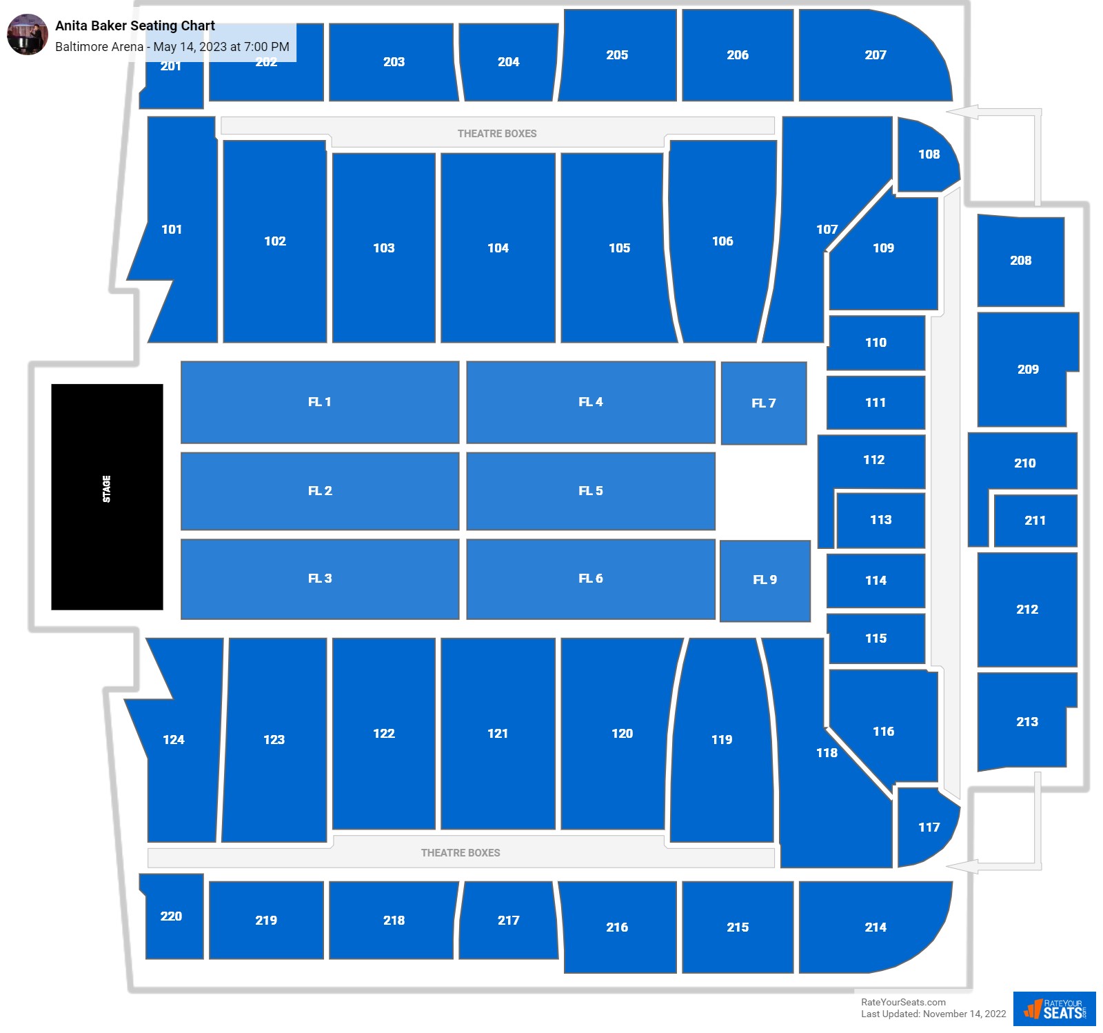 CFG Bank Arena Seating Chart - RateYourSeats.com