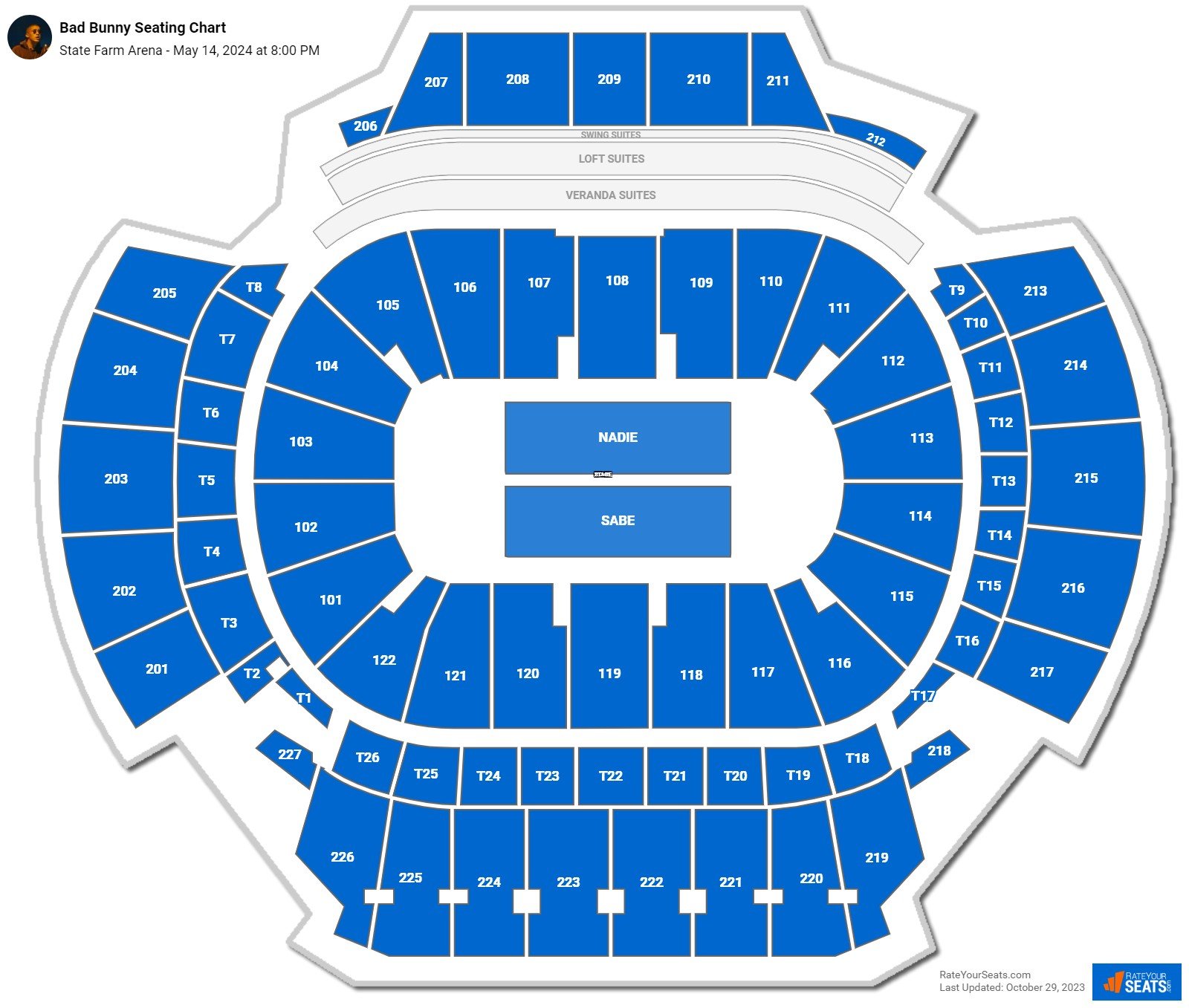 State Farm Arena Concert Seating Chart - RateYourSeats.com