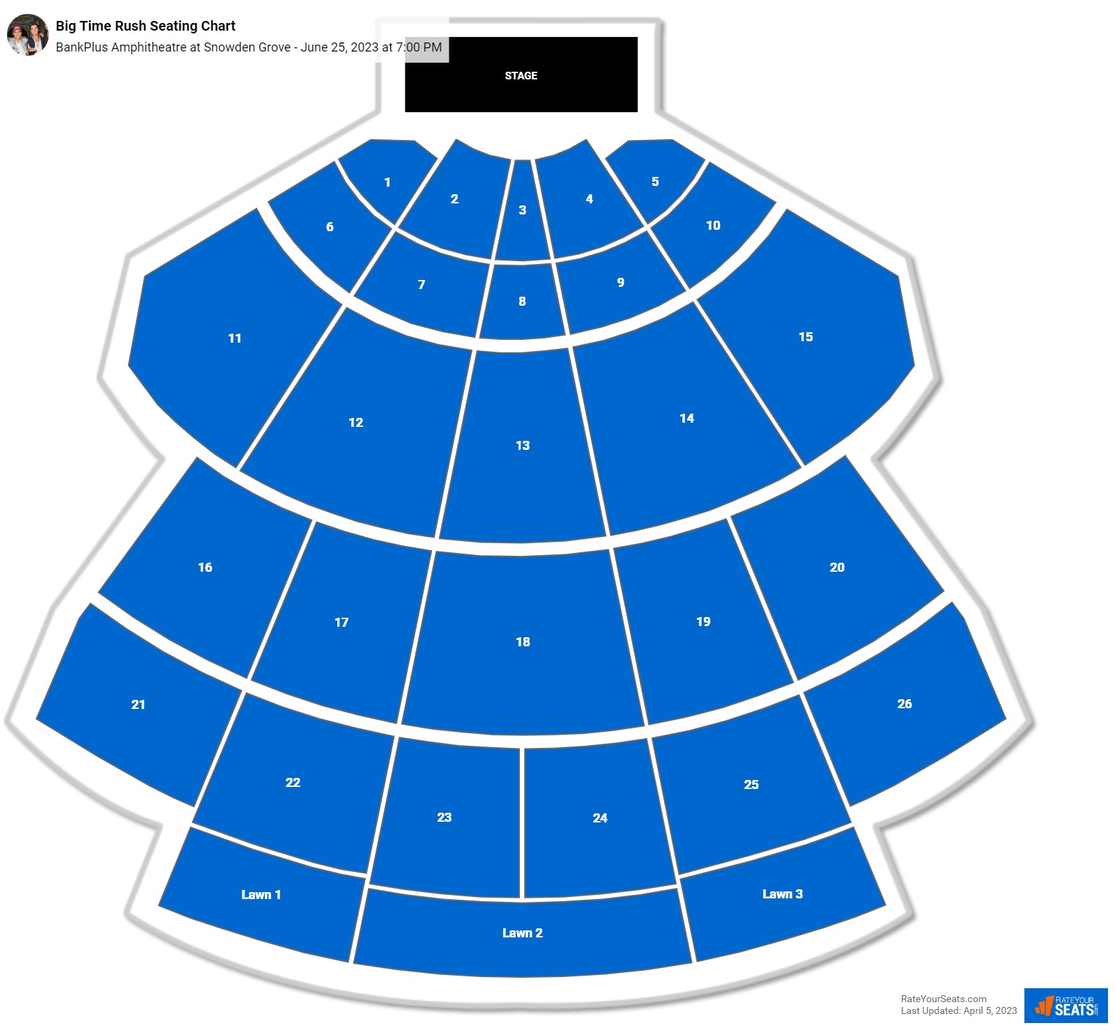 BankPlus Amphitheatre at Snowden Grove Seating Chart