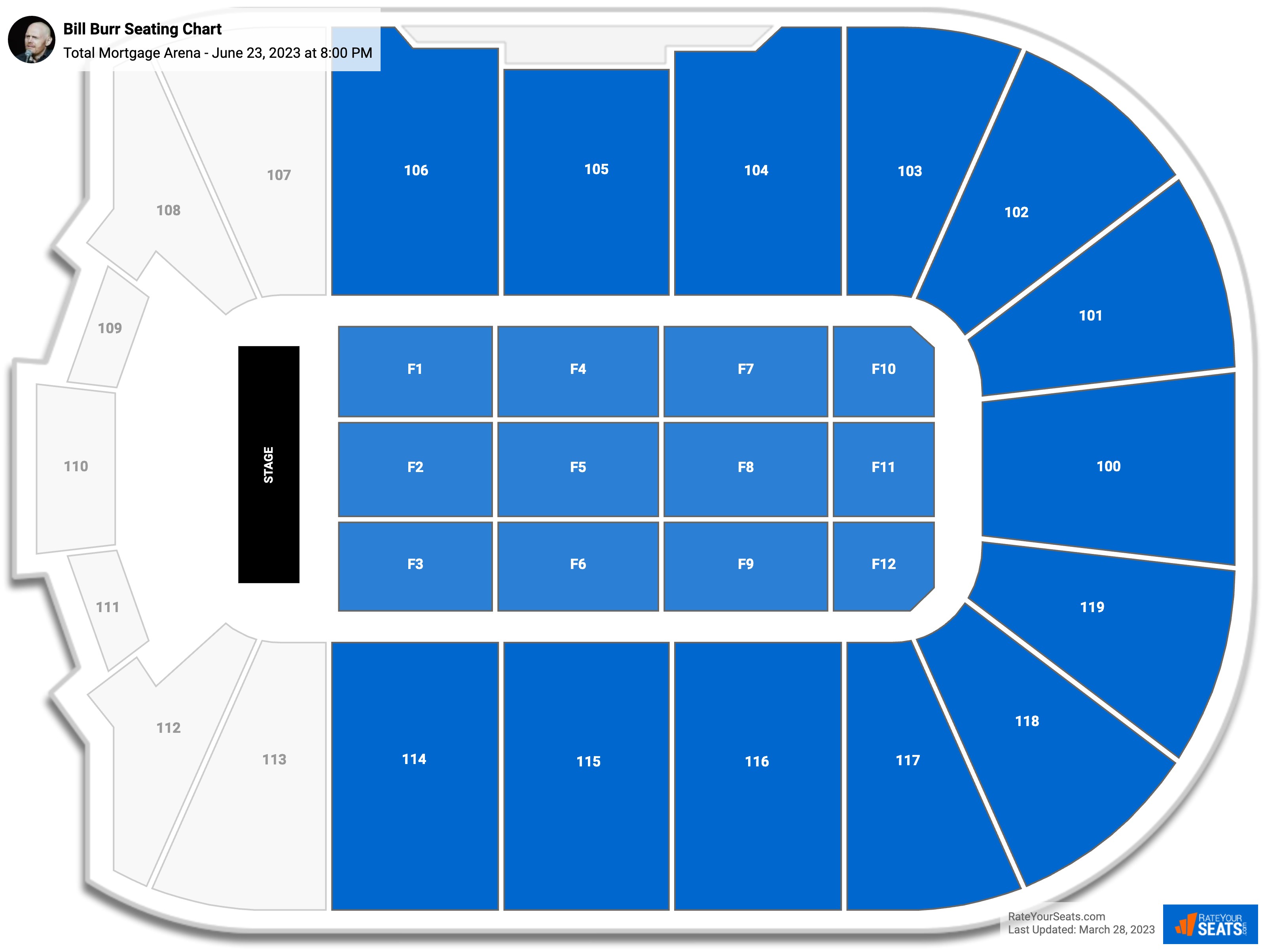 Total Mortgage Arena Seating Chart - RateYourSeats.com